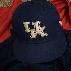 New Era Navy Blue Cap with White Logo